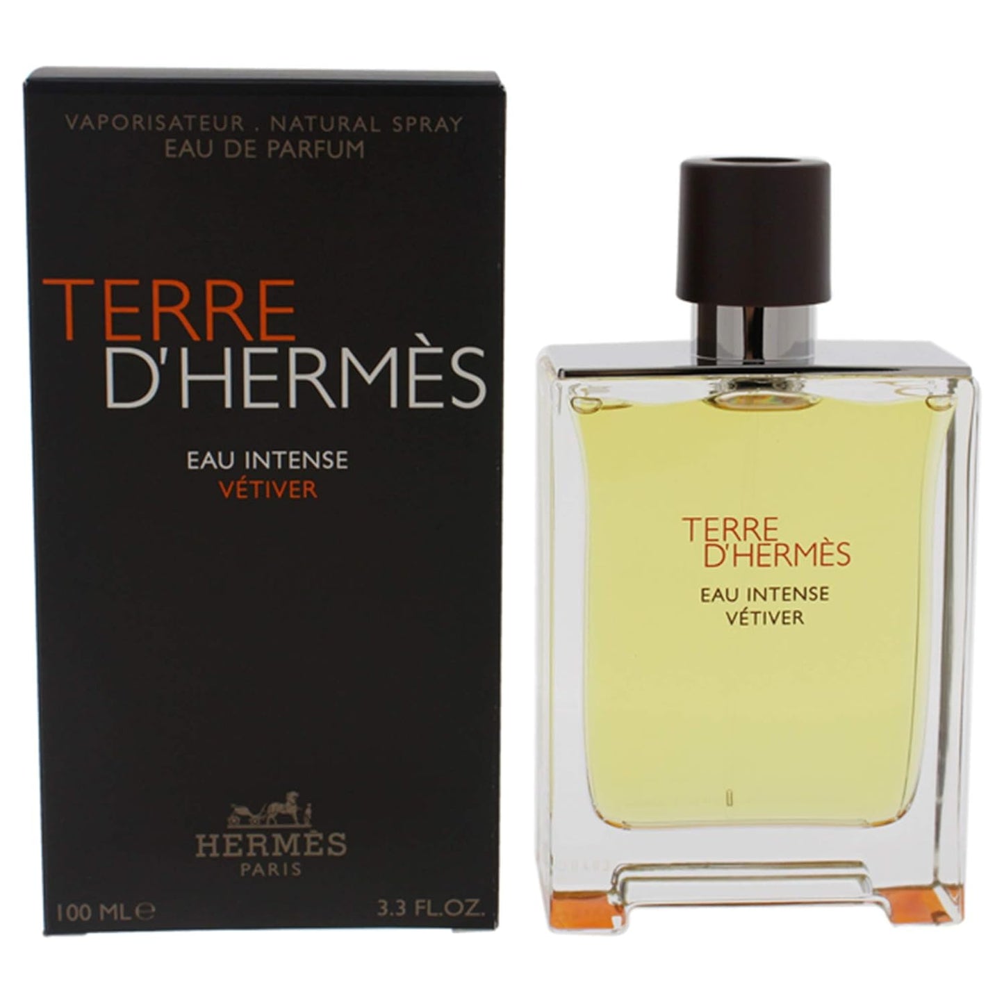 HERMES Terre D'Herm Vetiver Eau De Parfum for Men, 3.4 Ounce